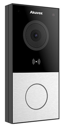 Front doorbell with sales camera