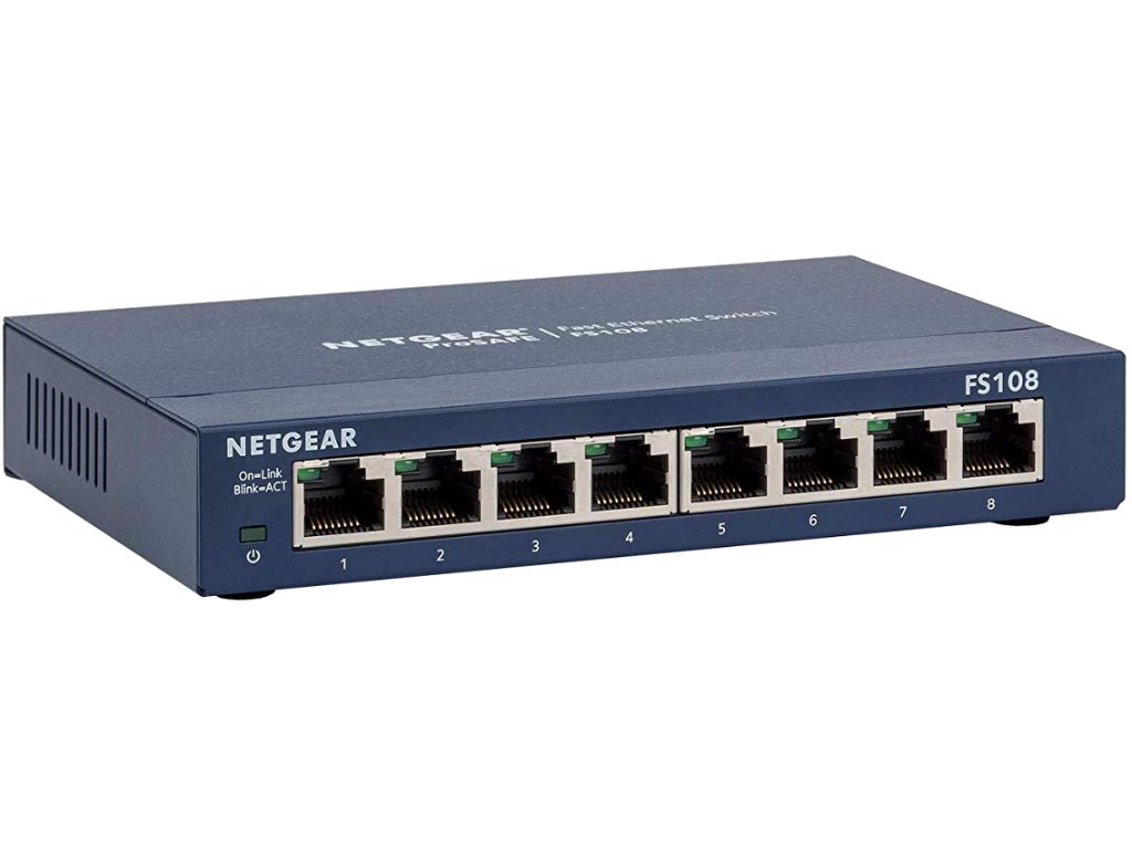 Netgear 8-port Switch Fs108 