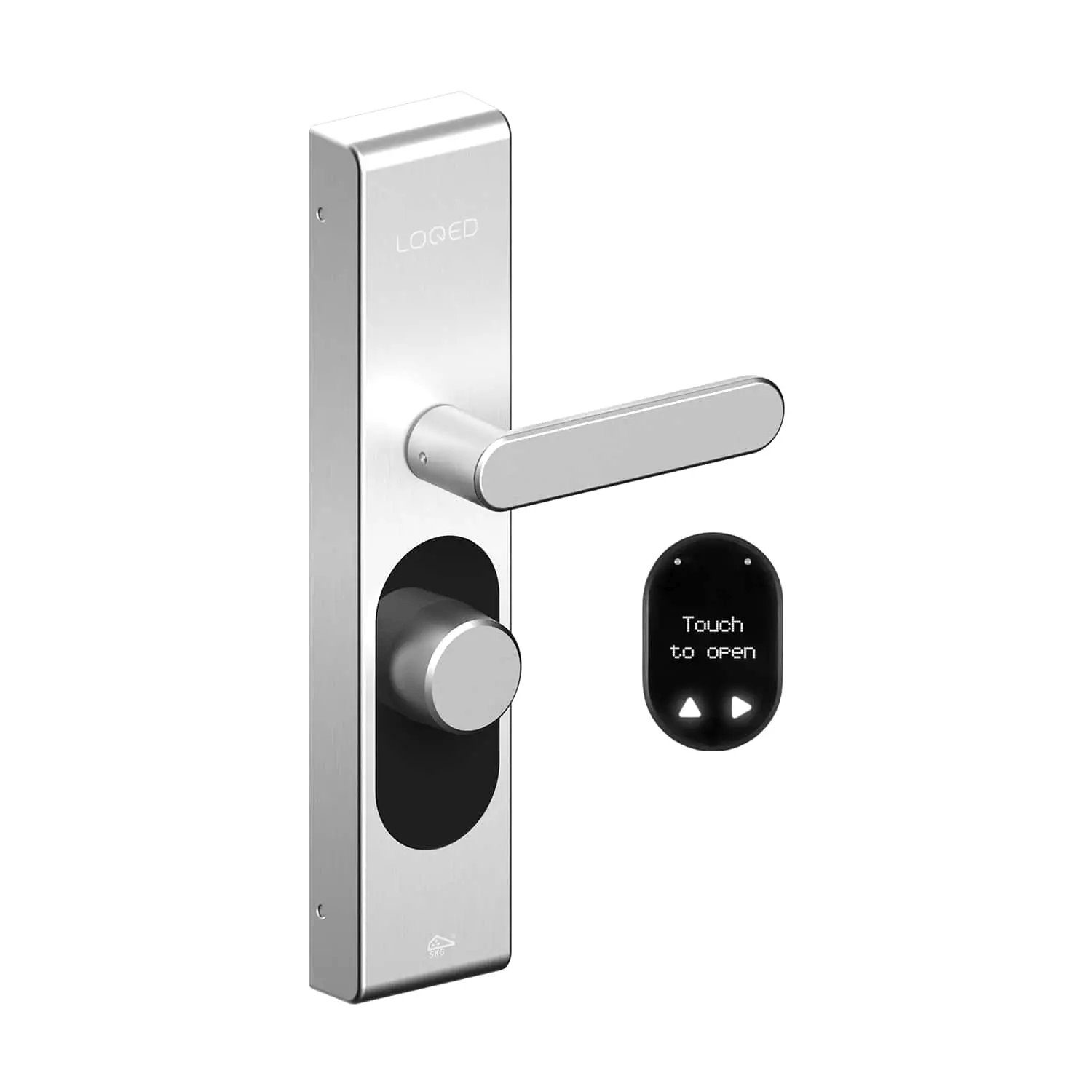 Lucid Lock LOQED Touch Smart Lock Silver | NetXL