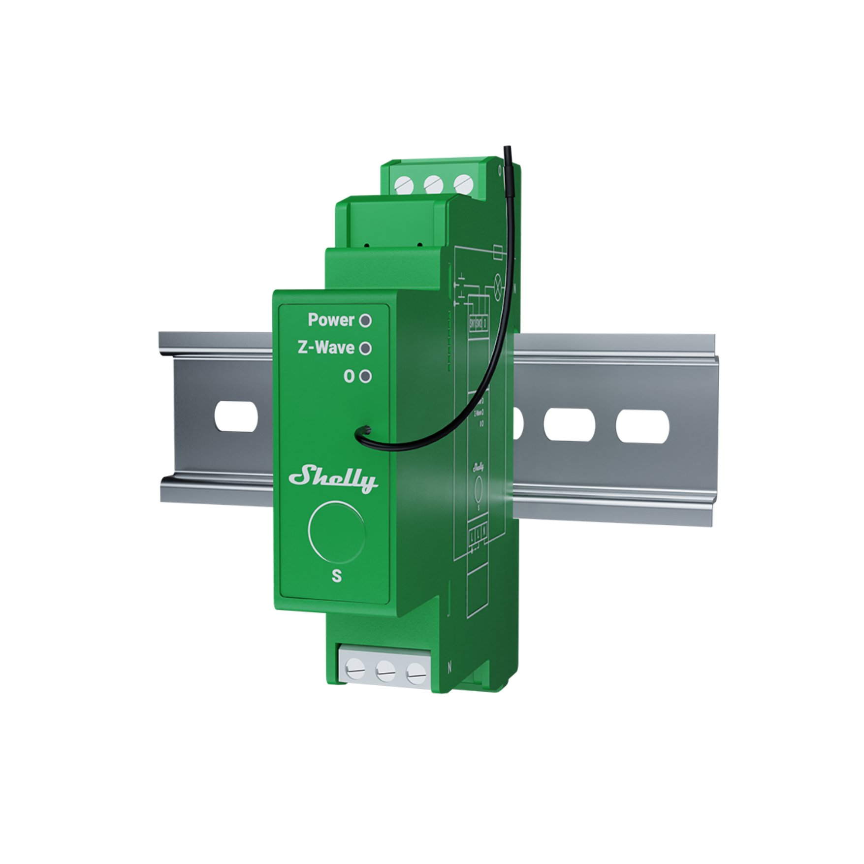 Shelly Wave Pro Dimmer 1PM DIN Rail Dimmer with Power Monitoring | NetXL
